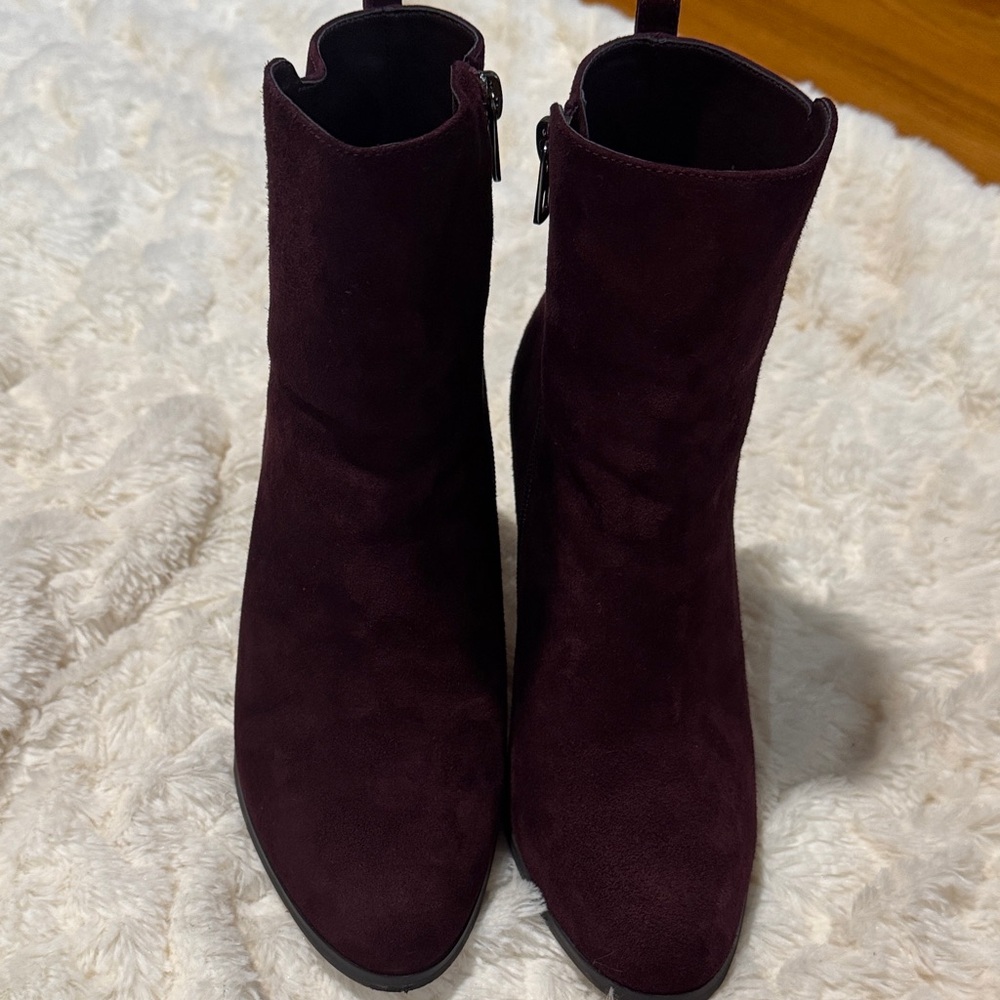 Coach Dark Burgundy Jenna Ankle Booties - Picture 8 of 8